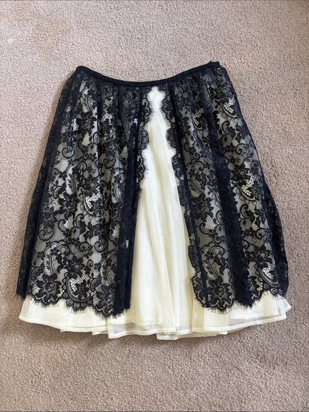 Tulle Skirt with Lace